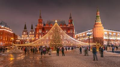 Фото новогодней Москвы фотографии