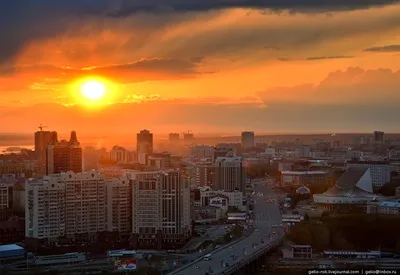 Новосибирск с высоты (лето 2012)