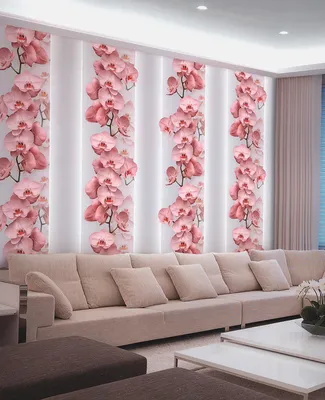 ᐉ 3д обои синяя орхидея на стене | Стереоскопические обои для стен купить  недорого — компания Textura Wall