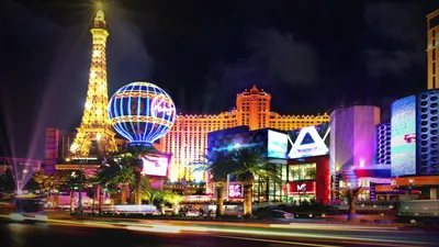 Picture Of The Las Vegas Strip At Night Background, Picture Of Las Vegas  Casinos, Casino, Las Vegas Background Image And Wallpaper for Free Download