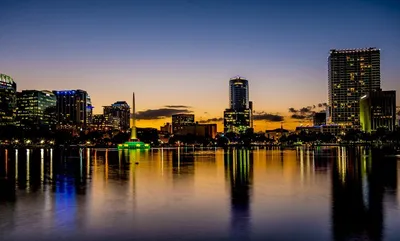 Января 2022 Года Городе Орландо Флорида Время Захода Солнца – Стоковое  редакционное фото © timothyoleary #541611374