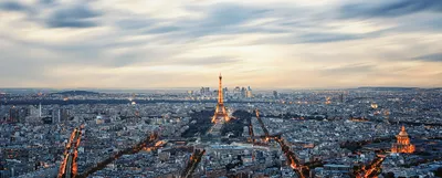 Фото панорама Парижа фотографии