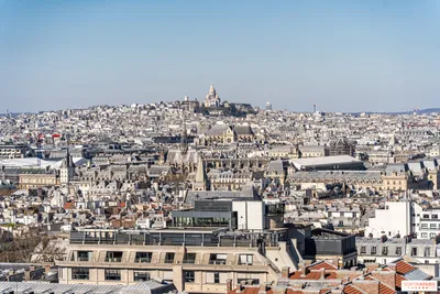 Панорама Парижа С Эйфелевой Башни. Вид На Дворец Трокадеро. Франция.  Фотография, картинки, изображения и сток-фотография без роялти. Image  67537614