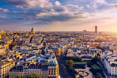 Paris skyline night - panorama by LoverPrints on DeviantArt