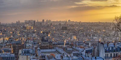 Лучшие панорамы Парижа - фото в высоком разрешении