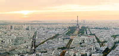 Paris Panorama Sunset | 5 portrait shots stitched together F… | Flickr