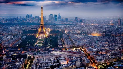 Sunset over Paris Panorama — Parisian Moments