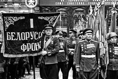 24 июня 1945 года в Москве состоялся первый Парад Победы