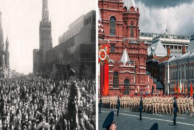 Парад Победы в Москве 1945 г. Цветные фотографии | Дух времени | Дзен