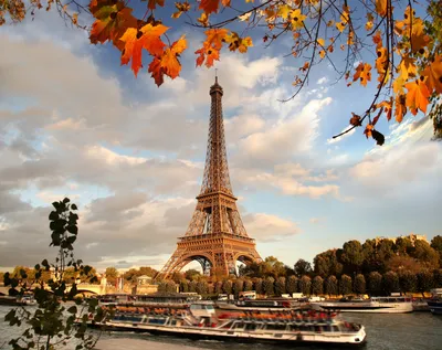 Фотообои Элит Декор Париж осенью CH-1707: купить в интернет-магазине «Элит  Декор»