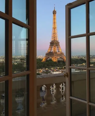 Картины фрески \"Вид из окна на Париж\" - арт 001000835 | Купить в  интернет-магазине Фото в дом - Фото в дом