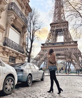 Обои на телефон эйфелева башня, париж, золотой вечер, франция, фонтан -  скачать бесплатно в высоком качестве из категории \"Города\"