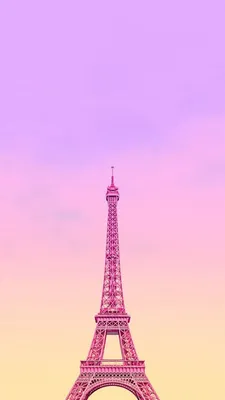 Эйфелева башня в париже - обои на телефон