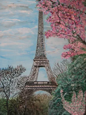 Картина по номерам \"Париж весной\"