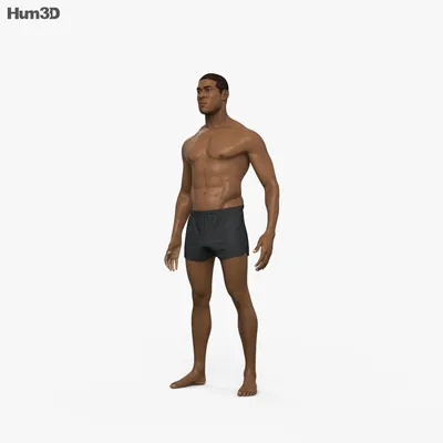 Афро-американский мужчина 3D Модель $149 - .3ds .blend .c4d .fbx .max .ma  .lxo .obj - Free3D