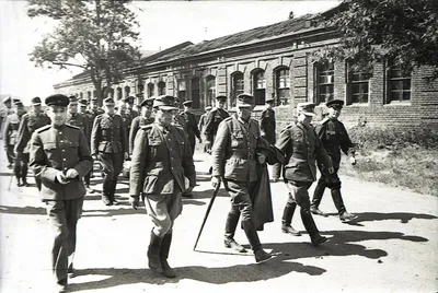 Марш пленных немцев по Москве. Пленные немецкие генералы [1] — военное фото