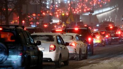 Фото пробки в Москве из машины фотографии