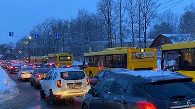 В Чувашии на М7 образовалась 15-километровая пробка в сторону Москвы