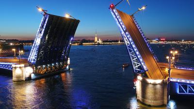 Развод мостов в Санкт-Петербурге 2024
