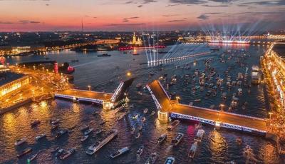 Развод мостов в Санкт-Петербурге 2019