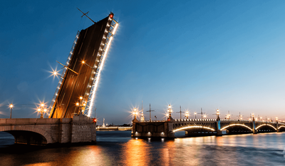Стало известно, как разведут мосты Петербурга в ночь на 23 декабря