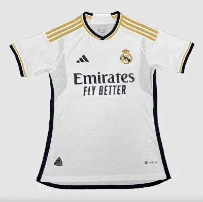 Новая Футболка Real Madrid (Реал Мадрид) 2023-2024 игровая/повседневная  11227110 цвет: белый 93945 купить в SOCCER-SHOP - Футбольный  интернет-магазин
