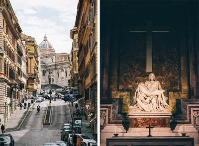 Купить цифровую версию картины: Камиль Коро - Вид на Рим: мост и замок  Святого Ангела с куполом собора Святого Петра, Сан-Франциско | Артхив
