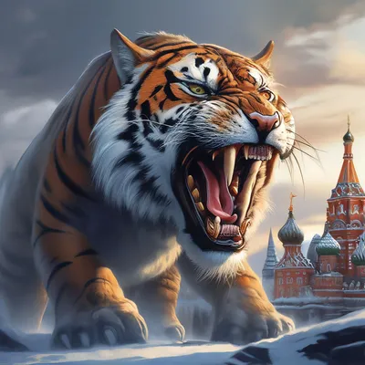 Саблезубый тигр москва» — создано в Шедевруме