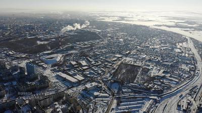 Фото Самары с высоты птичьего полета