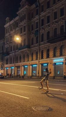 Ночью на Дворцовой площади. Фото Петербурга. Фото Санкт-Петербурга и  пригородов