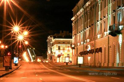 Обои для рабочего стола Санкт-Петербург Россия Мосты Ночные Города