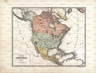 Карты стран Северной Америки -