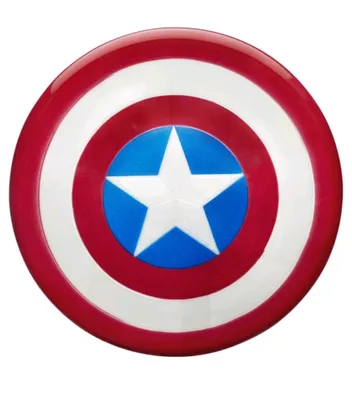 Щит Капитана Америка детский (Мстители) r200405 купить в интернет-магазине  - My-Karnaval.ru, доставка по России и выгодные цены