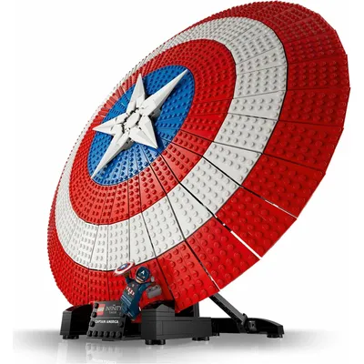 Детский Щит Капитана Америки, Звуковые Световые Эффекты Щит Captain America  32 См — Купить на BIGL.UA ᐉ Удобная Доставка (1592424745)