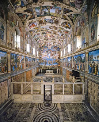 Oma Re Manuk - Потолок Сикстинской капеллы — роспись потолка Сикстинской  капеллы представляет собой известнейший цикл фресок Микеланджело, созданный  в 1508—1512 годах и считающийся одним из признанных шедевров искусства  Высокого Возрождения. Сложнейшую