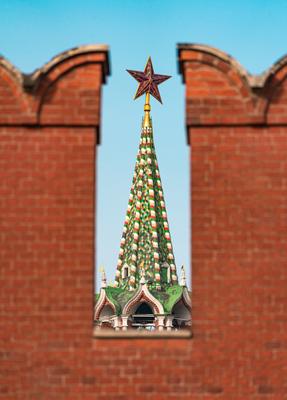 1947 год. Спасская башня - вид из Кремля, фототипия - купить с доставкой