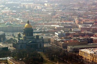 Взгляд на крышах старого города Санкт-Петербурга Стоковое Фото -  изображение насчитывающей крепость, центр: 109942522