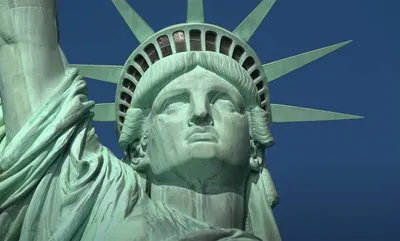 Фото Статуя свободы Нью-Йорк США Города 1920x1200