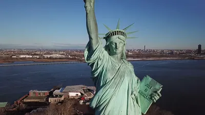 Статуя свободы в 3d визуализированный и иллюстрированный шедевр, статуя  Свободы, свобода, США фон картинки и Фото для бесплатной загрузки