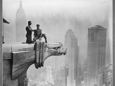 Как строили небоскрёбы в Нью-Йорке