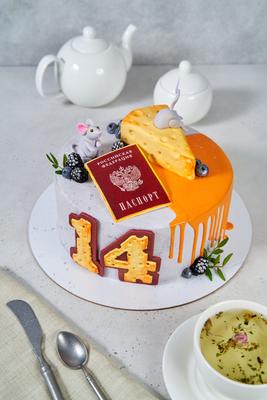 Торт “На юбилей” Арт. 01270 | Торты на заказ в Новосибирске \"ElCremo\"
