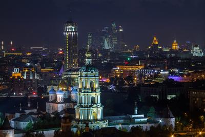 Подборка фотографий вечернего центра Москвы | Пикабу