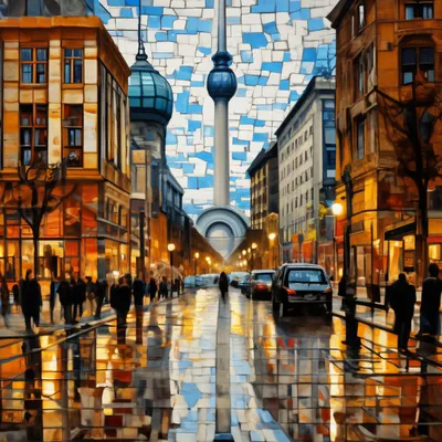 Пустые улицы Берлина Германии. Редакционное Фото - изображение  насчитывающей изображения, собор: 179746981