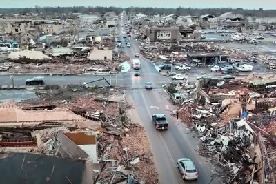 Разрушенный ураганом город в США показали на видео - Газета.Ru | Новости
