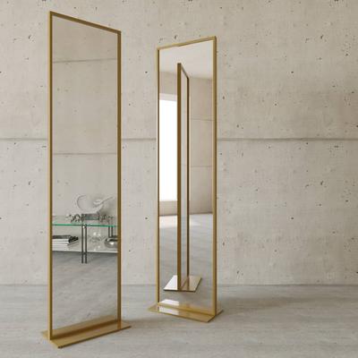 Напольное зеркало в полный рост в металлической золотой раме Итан — купить  в Москве в интернет-магазине ROSESTAR, цена 29 500 ₽
