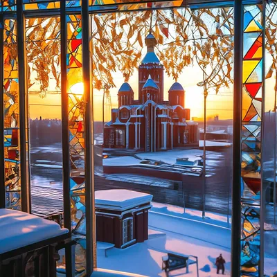 Екатеринбург, витражное стекло, гранж…» — создано в Шедевруме