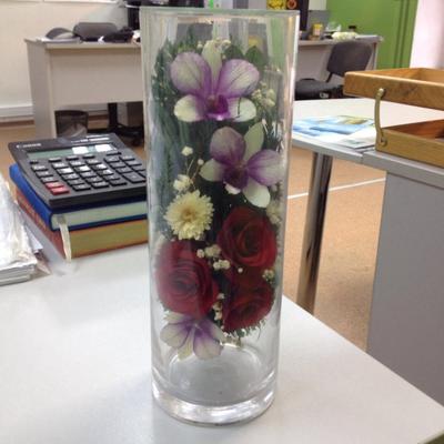 Живые цветы в стекле – купить в Новосибирске, цена 2 000 руб., продано 17  января 2018 – Растения и семена