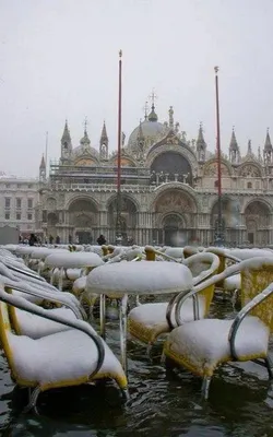 Венеция, скованная льдом