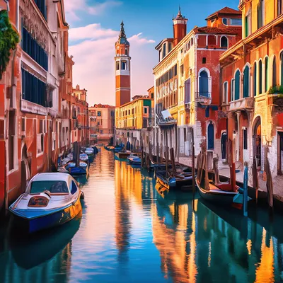 Город Венеция , красиво, …» — создано в Шедевруме