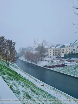 В Витебске 26 октября выпал первый снег